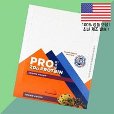 프로바 단백 프로틴 바 쿠키 도우 12바 각 2.47온스 70g ProBar Protein Bar Cookie Dough 12 Bars 2.47oz Each
