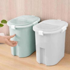 대용량사료통 강아지 밀폐형 소분 사료통 민트 보관 간식 정리 1P 79000EA 1EA, 본상품