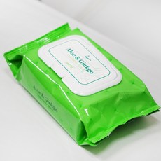 이브닥터 제때 알로에&징코 클렌징티슈, 3개, 70매입