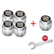 밸브캡 액세서리 장식 캡 금속 에어캡 마개 밸브 커버, 캐딜락, 1개