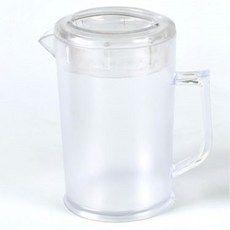 F 수제맥주집 투명피쳐 업소용 물포트 플라스틱 물병 음식점 생맥주 일식집 냉장고, 2L