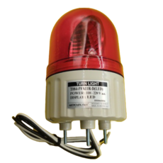 한영넉스 T084-PFA11R-D 직접설치형 경광등 회전/버저 110~220V 겸용, 적색, 1개