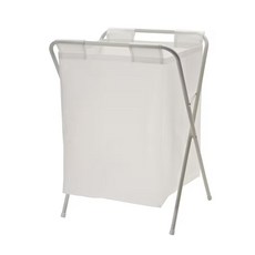 이케아 JALL 옐 빨래주머니+스탠드/빨래보관함/분리수거함/세탁용품, 화이트_101.718.26, 1개