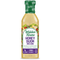 Walden Farms 蜂蜜第戎芥末醬 無麩質無糖無脂, 1個, 355ml