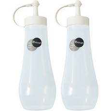 이노마타 이너프 드레싱포트 화이트 일본 소스 양념 보관 소분 용기 케찹통 1201W, 2개, 360ml