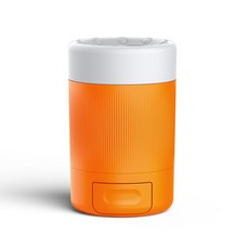 寵物洗腳杯，半自動，免電池, 橙色, 1個