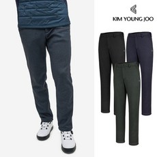 [사은품증정] 김영주 남성 골프웨어 하운드투스 체크 기모 본딩 팬츠 533081