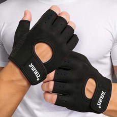 마켓제이영 미끄럼방지 그립향상 헬스장갑, 1세트, 블랙