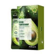 伯束 復合酸牛油果 小氣泡面膜, 1個, 牛油果面膜（4g*12包）
