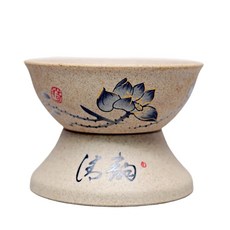自在坊茶具 墨荷粗陶茶漏 茶葉過濾器 高密度濾網 茶具配件, 1個