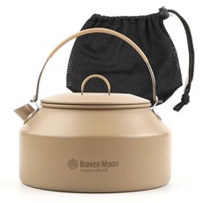 브리즈문 알로이 캠핑 주전자 미니 케틀, BM975 탄베이지 L(1.6L)