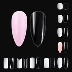 국내산 아몬드팁 네일 리필팁 연장팁 인조손톱 50개입, 1개, 아몬드팁 핑크 50p 6호