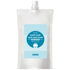 Super Care 洗手慕斯補充包 爽身粉香, 450ml, 3包