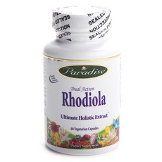 Paradise Herbs 雙效紅景天素膠囊, 1個, 60 件