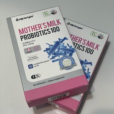 모유 유산균 장건강증진 면역력강화 소화기능개선 유익균증가 30캡슐 2개, 30정