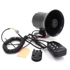 VOICE 12V 防水擴音喇叭 六音喊話器 警笛 汽機車通用, 1個, 加購強化線組
