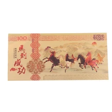 기념 주화 기린행운의 징조 행운을 가져다주는 동전 부를 불러일으키는 금도금 수집용, [01] 금