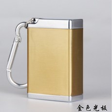 隨身煙灰缸 攜帶式 煙蒂盒, 1個, 普通青銅色