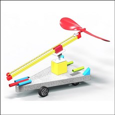 [과학키트 자람사이언스] 수륙양용 고무동력 풍력보트카(1인용)jr, 1개