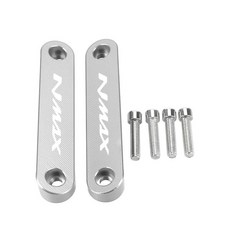 오토바이 프론트 액슬 플레이트 장식 커버, 4. Silver NMAX