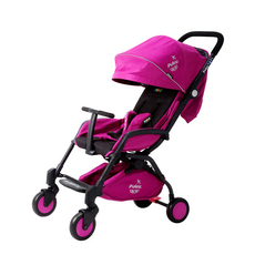 Puku 嬰兒手推車，輕巧便攜，單手秒收，舒適透氣，多段遮陽篷, PARIS PURPLE