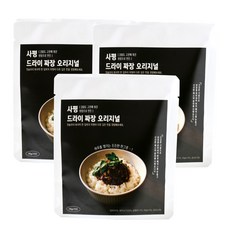 사평 고기 듬뿍 목포식 중깐 유니 짜장, 3개, 190g