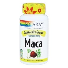 SOLARAY 瑪卡素食膠囊, 1個, 100 件