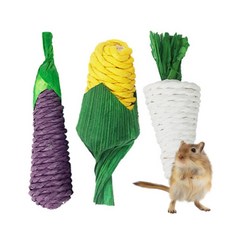 햄스터 이갈이 장난감 가지 귀여운 옥수수 햄스터용품, 가지CM003481, 1개