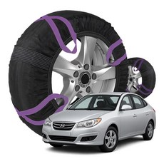 레어팟 베르나 트랜스폼 (MC PE) 스노우체인 2p 직물 타이어 겨울 눈길 미끄럼 방지, 1세트