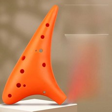 수지 세레모니얼 플루트 홀 중간 중국 악기, 1개, 8. 클래식 모델 [낙하 방지 및 긁힘 방지] [오렌지, 기본