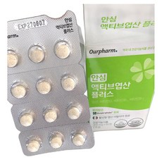 안심 액티브 엽산 플러스 4세대 식품 비타민/미네랄 남성용 슈퍼 소형 60정 1개, 1정
