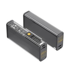 배터리 홀더 듀얼 21700 10000mA 방향 전문 PD22.5W 충전 보조베터리 빠른 상자, grey