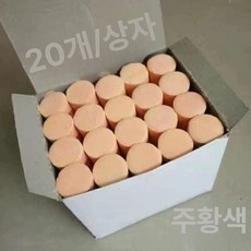 대형 두꺼운 분필 마킹 초크 학교 목재 아스팔트 칠판, 1박스, 오렌지 1박스 20개