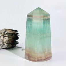 ₍мσσи_нασ ᙏ̤̫͚ ₎螢石柱 白1 絲質糖果色環形手鍊 帶星空光