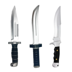 플릭웍스 PU 모형단검 촬영용 안전소품 가짜칼 연극소품 코스프레 액션 수련용, 블랙C, 1개