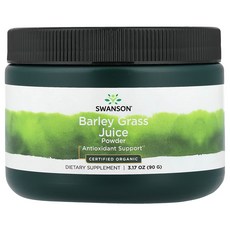 Swanson 보리싹즙 분말 90g(3.17oz) Swanson (스완슨), Swanson, 보리싹즙 분말, 90g(3.17oz), 90g, 1개