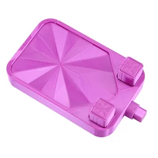 다채로운 도트 드릴 다이아몬드 페인팅 트레이와 쓰레기통 2개 - 간편한 청소를 위한 휴대용 공예 정리함., 01 laji-Purple