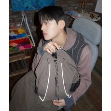 [국내백화점 매장정품] 마스마룰즈 MASMARULEZ Cover draw backpack_Khaki brown 5015752211 101894, 선택안함