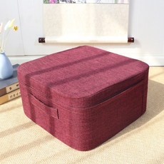 트램폴린 패드 가정용 키높이 매트 사각 홈트 린넨 방음 패브릭, 옵션 6, 40X40 6cm