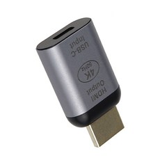 컴스 4K 60Hz UHD USB 3.1 Type C to HDMI 컨버터 변환 젠더, IH280, 1개