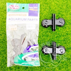 【閃電聯盟】水族先生 Mr.Aqua 玻璃隔板吸盤 崁入式扣環 隔板夾 零件 QB-70, 1個