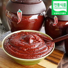 (감로이슬농원) 100% 국산 재래식 시골 전통 수제 찹쌀 고추장, 2kg, 1개