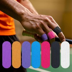 手部運動護指貼 水波紋彈力膠帶 保齡球手指保護貼, 橙色10片套裝,運動防護指貼7.5cm*2.5cm通用, 1個