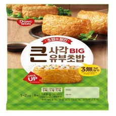 동원에프앤비 동원 큰사각 유부초밥 378g, 6개, 189g