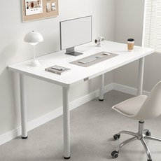 리보아 1인용 사무용 컴퓨터 책상 다용도 테이블 1200, 화이트
