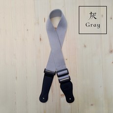 PukanaLa 單色吉他背帶, 灰色, 1個