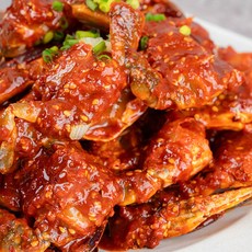 양념게장 국내산 신선한 알배기 암꽃게 밥도둑 꽃게장, 1개, 500g