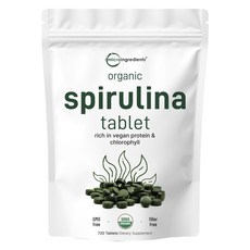 Micro Ingredients 螺旋藻顆, 1個, 720顆