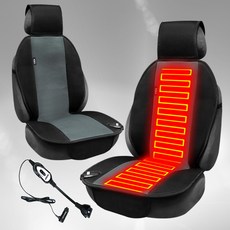 [국내제작 전기안전인증] 화물차/대형차 24V전용 겨울용 프리미엄 매쉬 온열시트 저소음 발열 열선시트, 24V 조수석, 1개