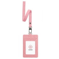 HICKIES 證件套+掛繩, 粉色的